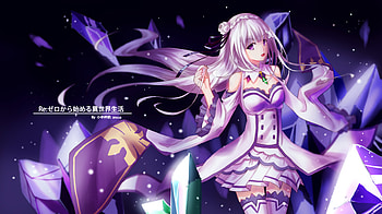Emilia (Re:zero), Anime, Re:zero Starting Life In Another World HD wallpaper