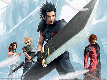 Final Fantasy-Hero, blue, feathers, sephiroth, fair, clloud, music, hero, genesis, stife, game, zack, aerith, crisis, sword, core, fantasy, final, sky, katana, 7 HD wallpaper