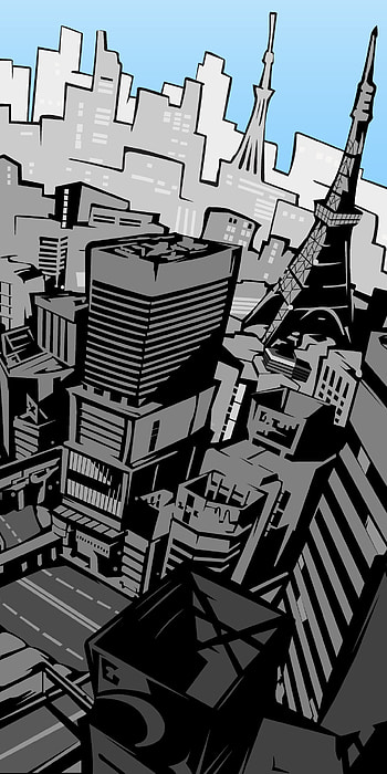 Persona 5 City Daytime, video game, Persona 5 HD phone wallpaper
