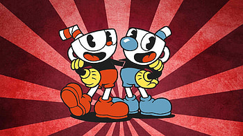 The Cuphead Show, mugman, cuphead, abstract, show HD wallpaper