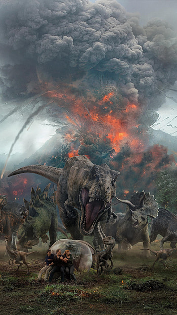 Jurassic World: Fallen Kingdom (2022) movie HD phone wallpaper