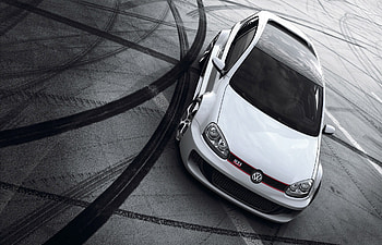 Drift Tracks, Golf GTI HD wallpaper