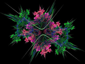 flowering-4, 3d, fractals HD wallpaper