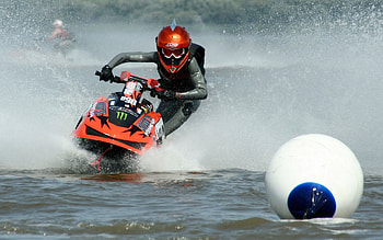 Jet ski , Get ready to ride, High-speed action, Aquatic dom HD wallpaper