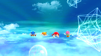 Sonic Heroes – Sky Adventure, video game, Sonic Superstars HD wallpaper