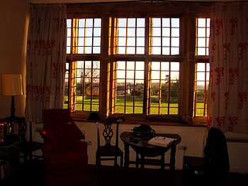 The Window, architecture, view, castle, country, mansion HD wallpaper