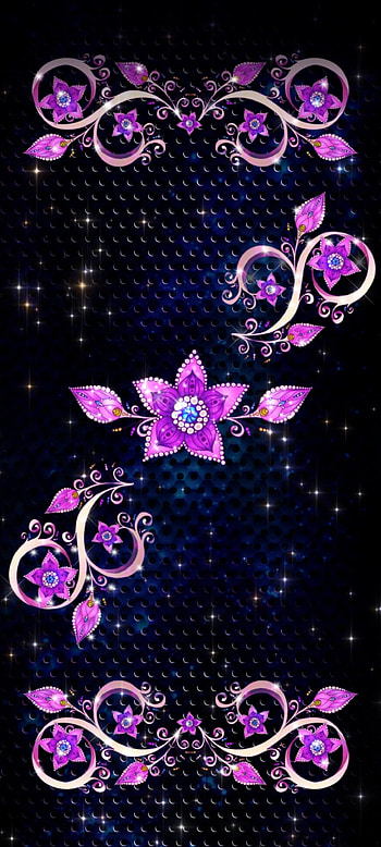 PinkDiamondFlower, beautiful, magenta, pink, Luxury, dark, Premium, Flowers HD phone wallpaper