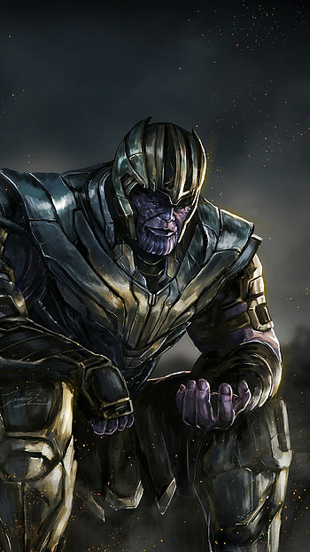 Marvel Villain, Thanos, Mobile HD phone wallpaper