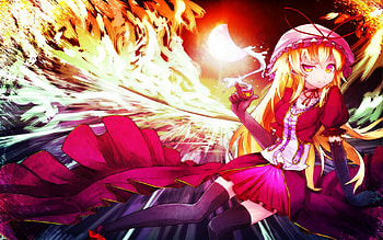Awasome Yukari, anime, touhou, wall, new, beauty, yukari HD wallpaper