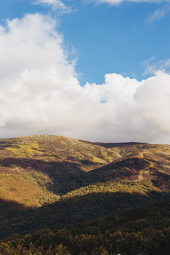 Landscape, Nature, Clouds, View From Above, Shadow, Hills HD phone wallpaper
