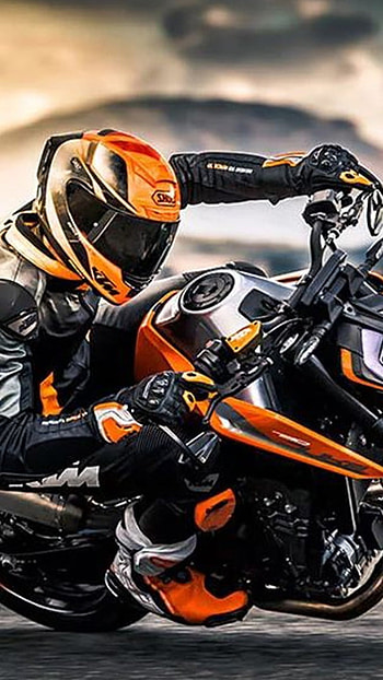 Duke Bike, Super, Bike, Rider, ktm HD phone wallpaper