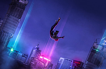 SpiderMan Into The Spider Verse Art, spiderman-into-the-spider-verse, 2018-movies, movies, spiderman, animated-movies, artist, artwork, artstation HD wallpaper