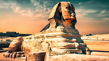 Sphinx Majesty: A Stunning Ultra, sphinx, Egypt, ancient architecture, desert HD wallpaper