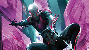 2099 Spider Man, spiderman, superheroes, artwork HD wallpaper