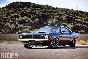 1970 Plymouth Barracuda, classic, black, 1970, mopar HD wallpaper