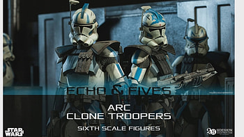 Sideshow 1/6 Scale Arc Trooper Fives and Echo Announced 2015! - YouTube HD wallpaper