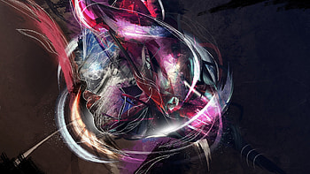 Abstract, Dark, Paint, Explosion, Face, Lips HD wallpaper