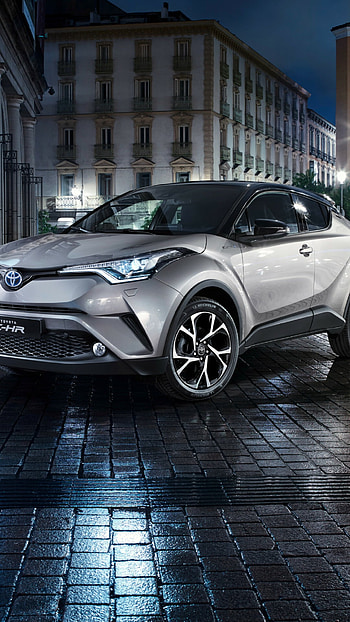 Toyota C-HR, Green crossover, Sporty GT86, Toyota car HD phone wallpaper