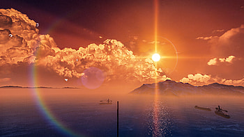 Wuthering Waves: Stunning Sunset Serenity HD wallpaper