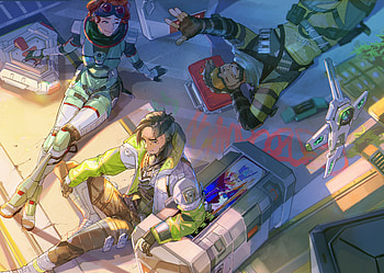 Crypto, Horizon & Mirage, Mirage (Apex Legends), Horizon (Apex Legends), Crypto (Apex Legends), video game, Apex Legends HD wallpaper