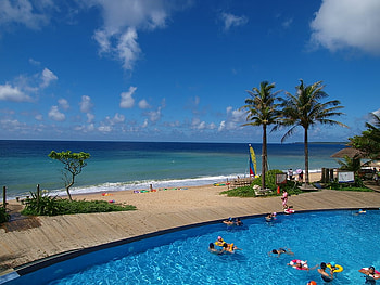 Pool at Beach, cool HD wallpaper
