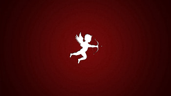 Love, Minimalism, , Drawing, Angel HD wallpaper
