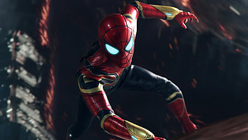 Iron Spider , spiderman, superheroes, artist, artwork, digital-art HD wallpaper