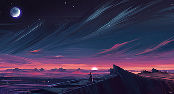 Enchanted Twilight: Stunning Fantasy Landscape, fantasy, landscape, fantasy landscape HD wallpaper