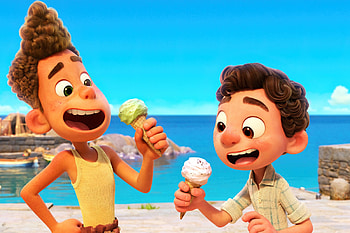 Luca and Alberto, Pixar HD wallpaper