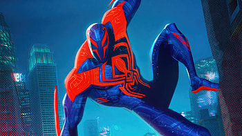 Spiderman 2099 In Spiderman Across The Spider Verse 2023 , spiderman-2099, miguel-o-hara, spider-man-across-the-spider-verse, spiderman, 2023-movies, movies HD wallpaper