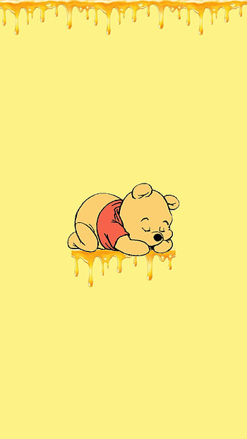 The Many Adventures of Winnie the Pooh animation, Yellow cartoon , Whimsical and cheerful HD phone wallpaper