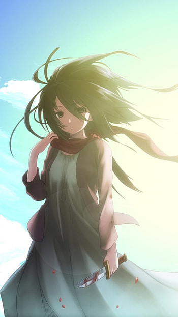 Mikasa Ackerman, Attack on Titan, Anime HD phone wallpaper