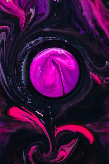 Abstract, Paint, Liquid, Circle HD phone wallpaper
