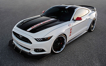 Ford Mustang GT Apollo Edition, white cars, cars, vehicles, Ford Mustang, Ford HD wallpaper