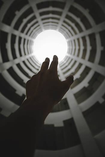 Shine, Light, Hand, Fingers, Tunnel HD phone wallpaper