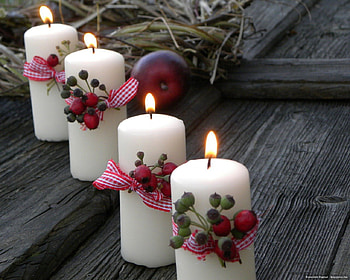 Still Life with Candles, Candles, graphy, Light, Christmas HD wallpaper