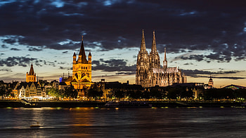 Cologne Cathedral, Iconic landmark, Gothic architecture, Historical site HD wallpaper