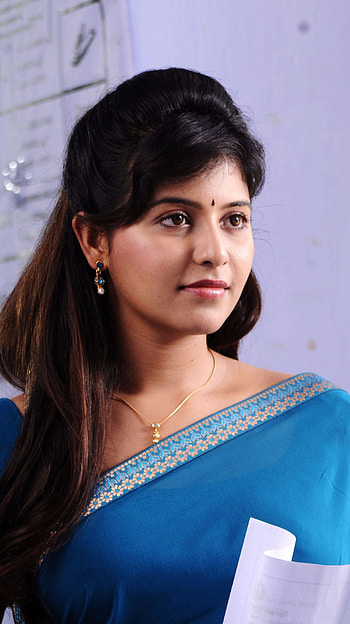 Anjali, alludu singham, saree beauty, model HD phone wallpaper