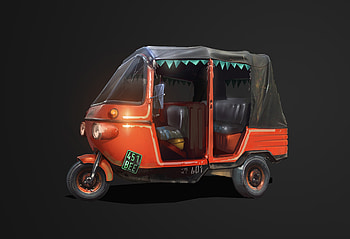 Pubg Tuk Tuk, pubg, playerunknowns-battlegrounds, behance, 2018-games, games, behance HD wallpaper