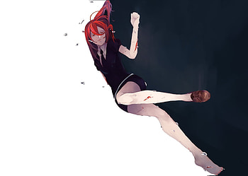 Houseki no kuni, cinnabar, relaxed, lying down HD wallpaper