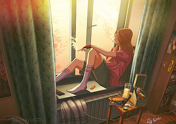 Monday Mornings , artist, artwork, digital-art, artstation HD wallpaper