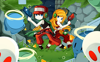 Cave Story, Video Game, Curly Brace, Quote (Cave Story) HD wallpaper