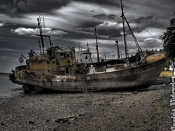 Barco varado, boat, barco HD wallpaper
