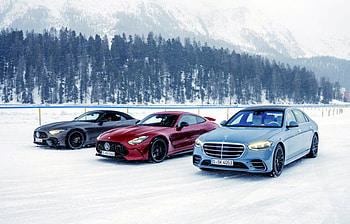Mercedes Masterpiece: Winter Drive, Mercedes HD wallpaper