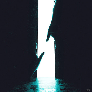Shine, Light, 3D, Hands, Touching, Touch, Ray HD phone wallpaper