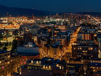 Cities, Roads, Building, Lights, Night City HD wallpaper