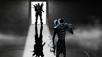 Batman Who Laughs 3, nexus, gotham city, fan art, dc comics, backgrounds, grim knight, tv series, , cartoons, anime, 1920x1080 only, movies, batman HD wallpaper