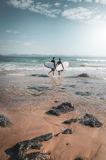 Sports, Waves, Serfing, Beach, Ocean, Surfers HD phone wallpaper