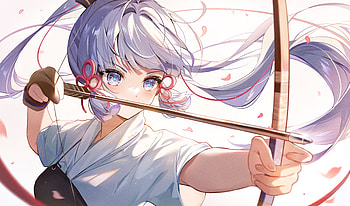 Kamisato Ayaka, Kamisato Ayaka (Genshin Impact), video game, Genshin Impact HD wallpaper