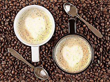 For you and me, hot, coffee beans, delicious, tasty, cup, a cup of coffee, love, coffee, heart, spoon, drink HD wallpaper